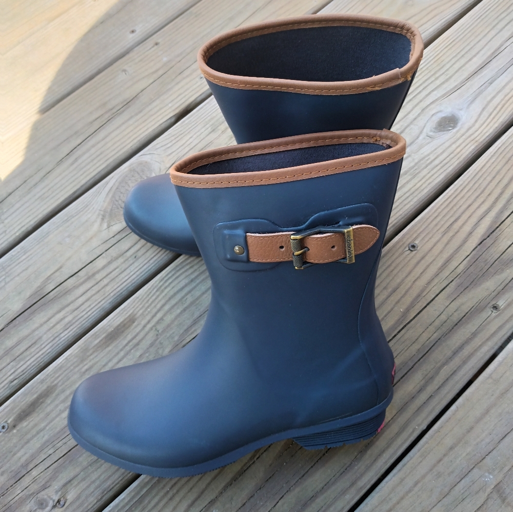 Chooka City Solid Mid Waterproof Rain Boot Navy B… - image 3
